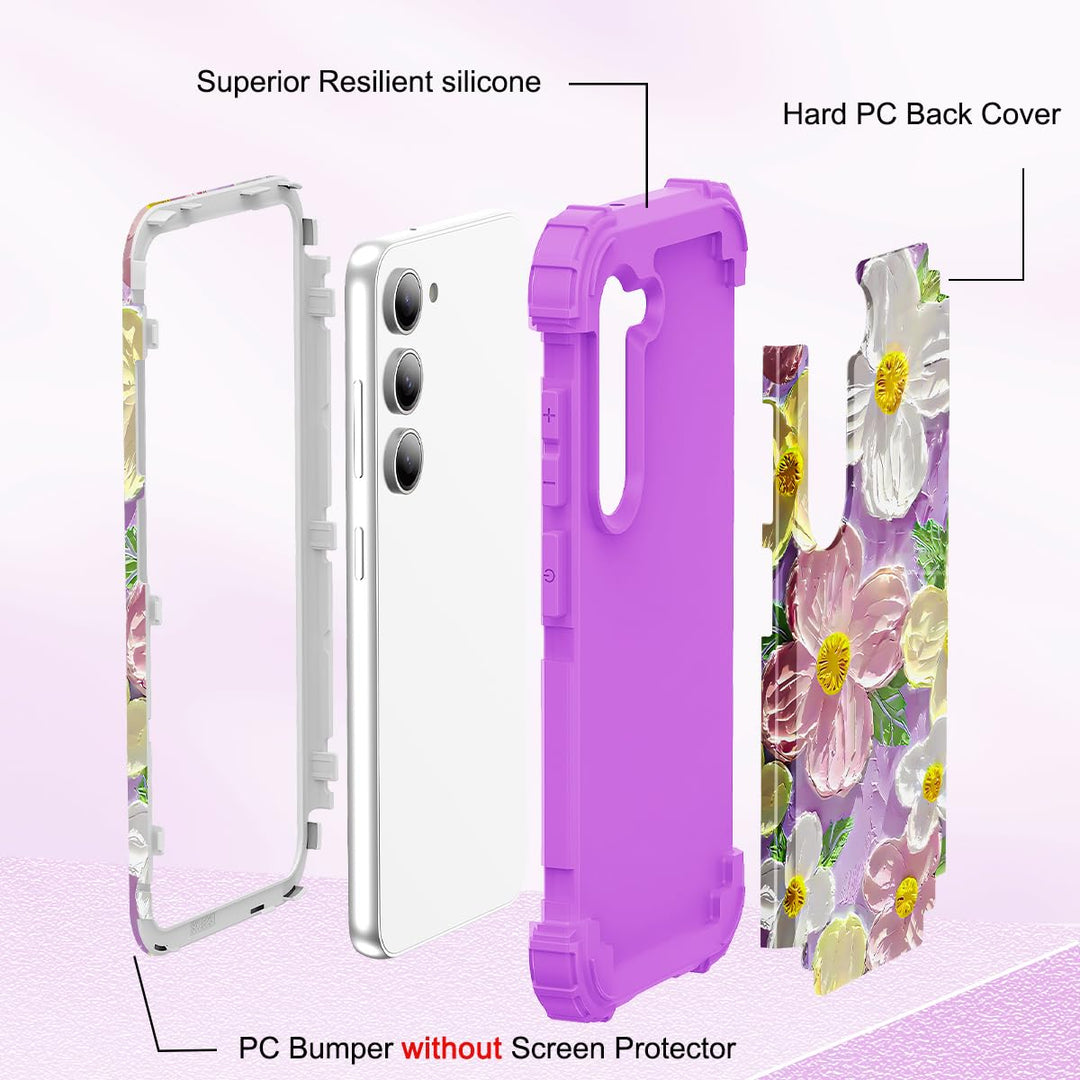 Galaxy S23 Plus 3-in-1 Shockproof Case - DOKUTRONIX