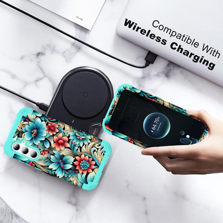 Galaxy S23 Plus 3-in-1 Shockproof Case - DOKUTRONIX