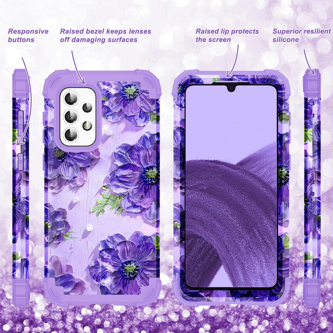 Galaxy S23 Plus 3-in-1 Shockproof Case - DOKUTRONIX