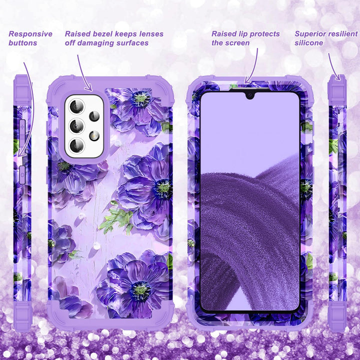 Galaxy S23 Plus 3-in-1 Shockproof Case - DOKUTRONIX