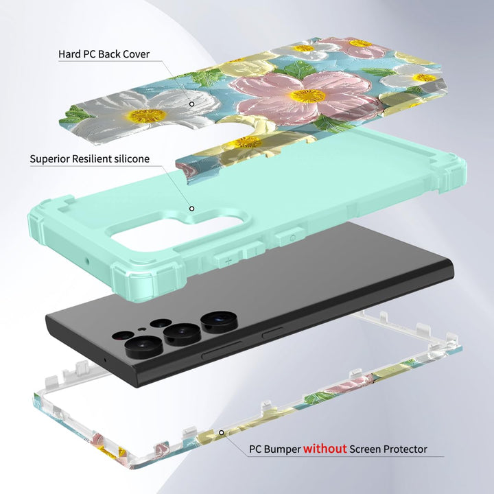 Galaxy S23 Plus 3-in-1 Shockproof Case - DOKUTRONIX