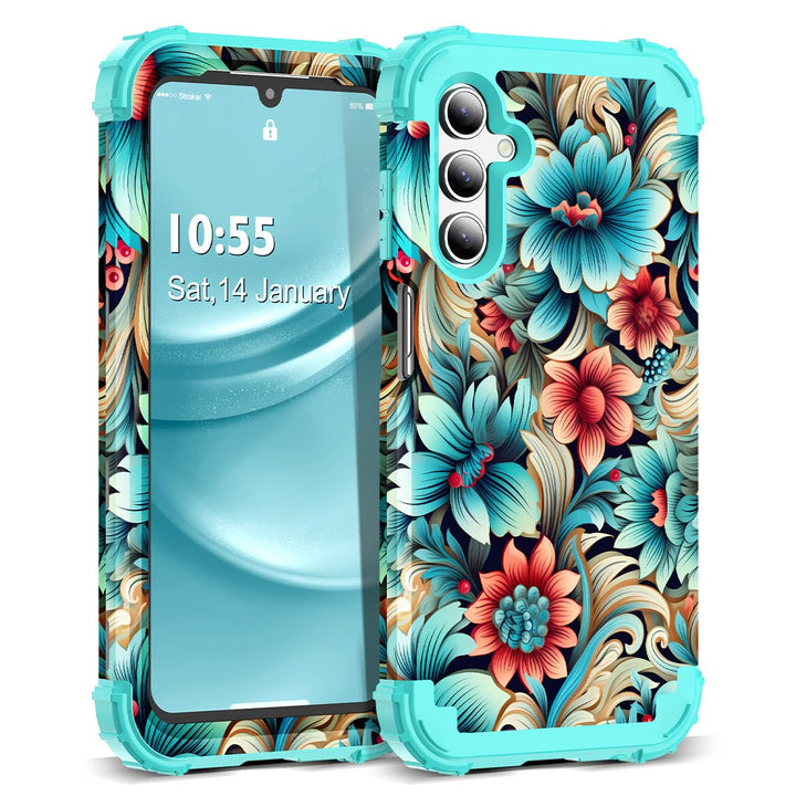 Galaxy S23 Plus 3-in-1 Shockproof Case - DOKUTRONIX