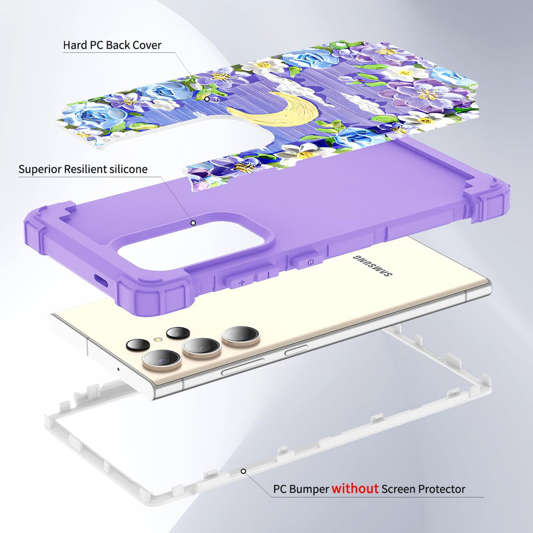Galaxy S23 Plus 3-in-1 Shockproof Case - DOKUTRONIX