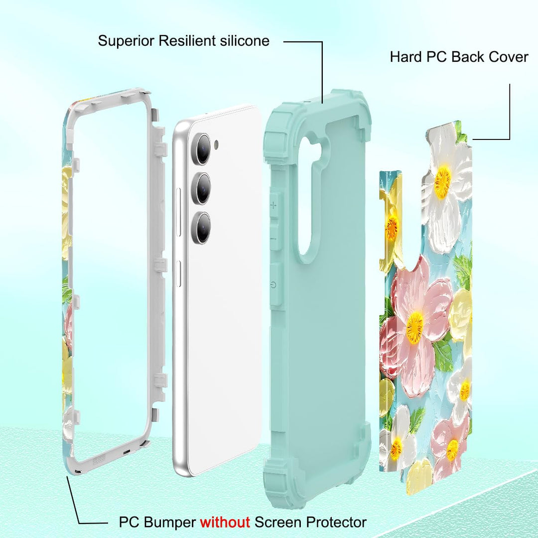 Galaxy S23 Plus 3-in-1 Shockproof Case - DOKUTRONIX