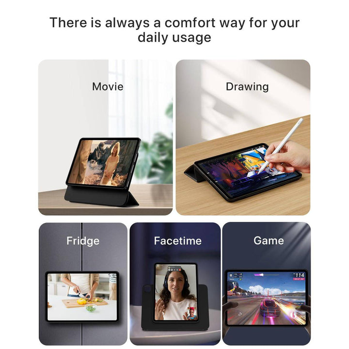 ProGuard Rotating Case for iPad Pro 13 - Cream White - DOKUTRONIX