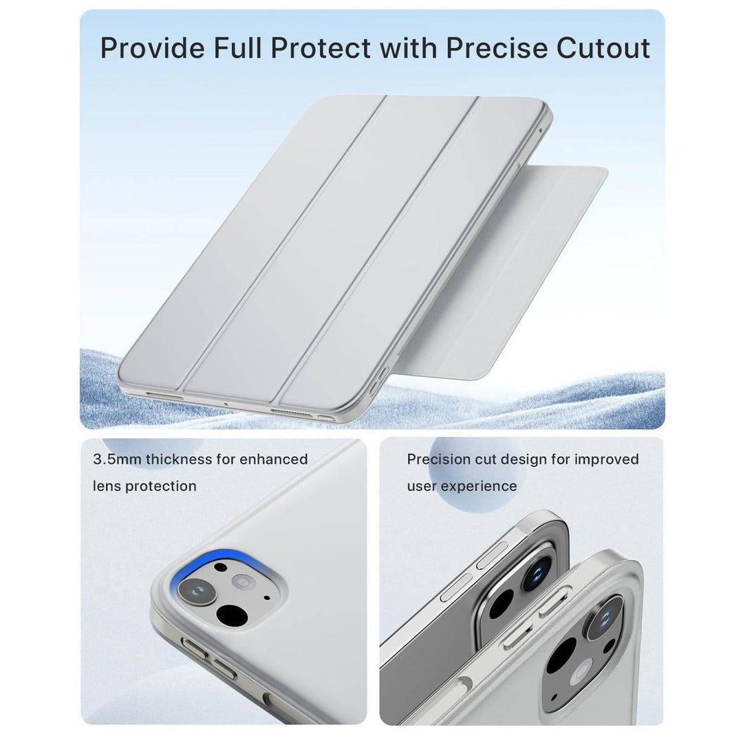 ProGuard Rotating Case for iPad Pro 13 - Cream White - DOKUTRONIX