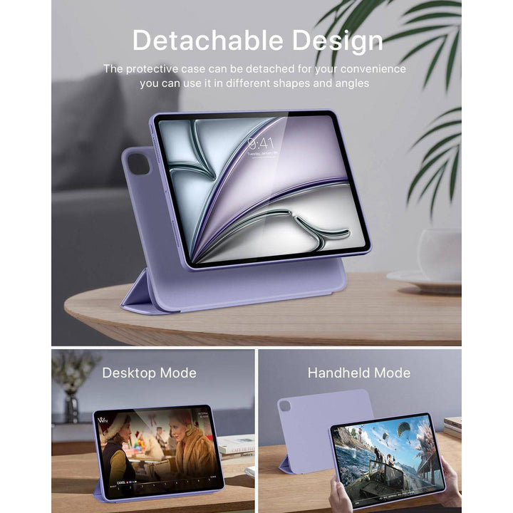 ProGuard Rotating Case for iPad Pro 13 - Cream White - DOKUTRONIX