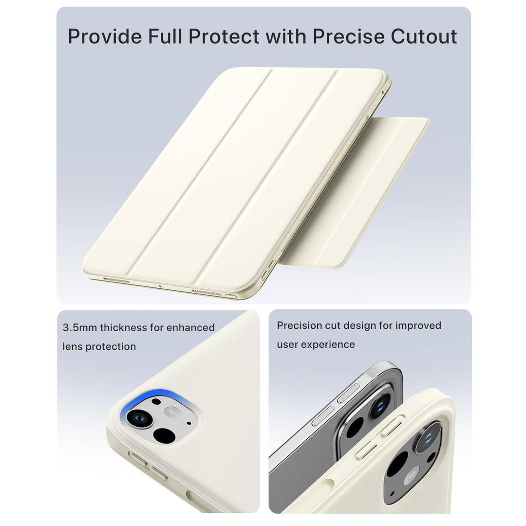 ProGuard Rotating Case for iPad Pro 13 - Cream White - DOKUTRONIX