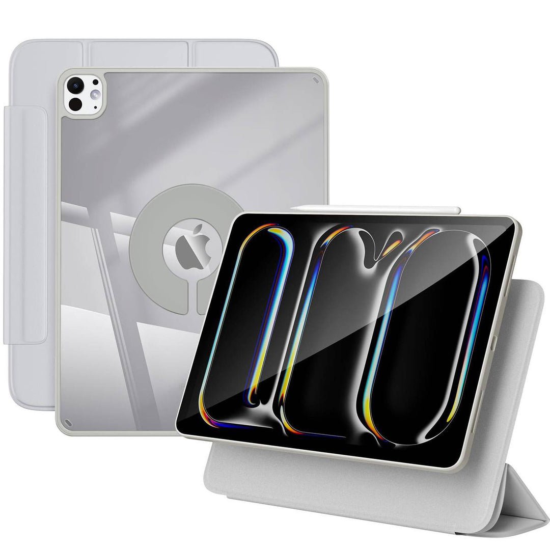 ProGuard Rotating Case for iPad Pro 13 - Cream White - DOKUTRONIX