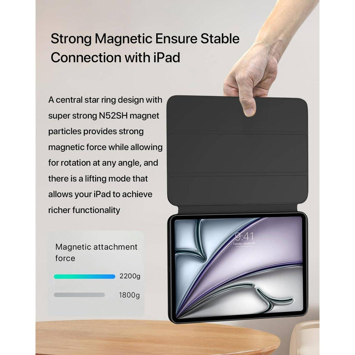 ProGuard Rotating Case for iPad Pro 13 - Cream White - DOKUTRONIX