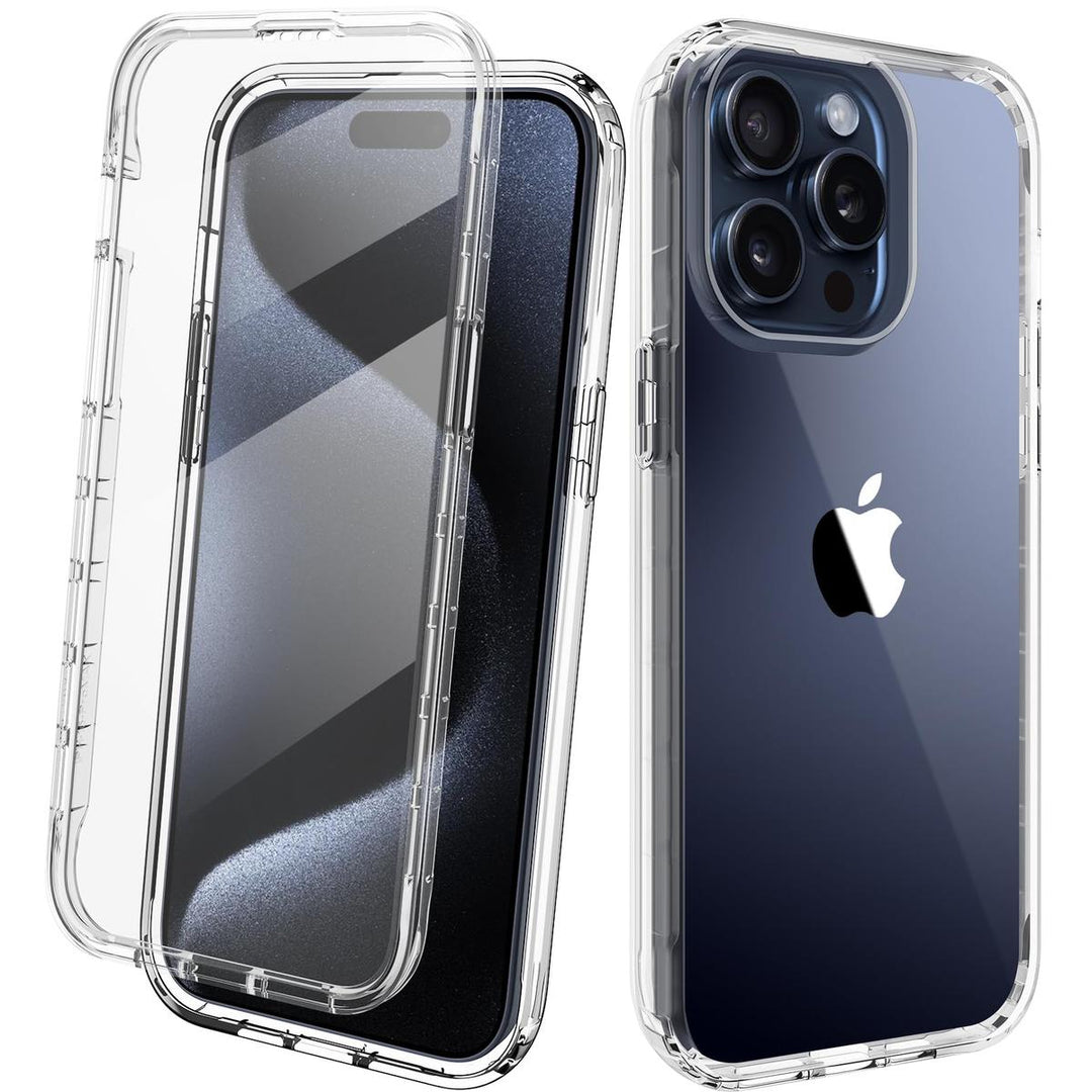 MaxArmor Pro Case for iPhone 15 - Black/Orange - DOKUTRONIX