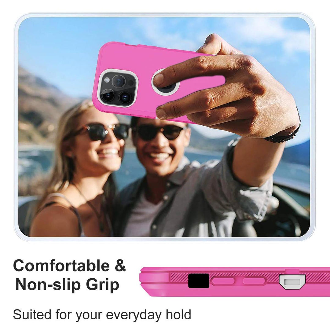 MaxArmor Pro Case for iPhone 15 - Black/Orange - DOKUTRONIX