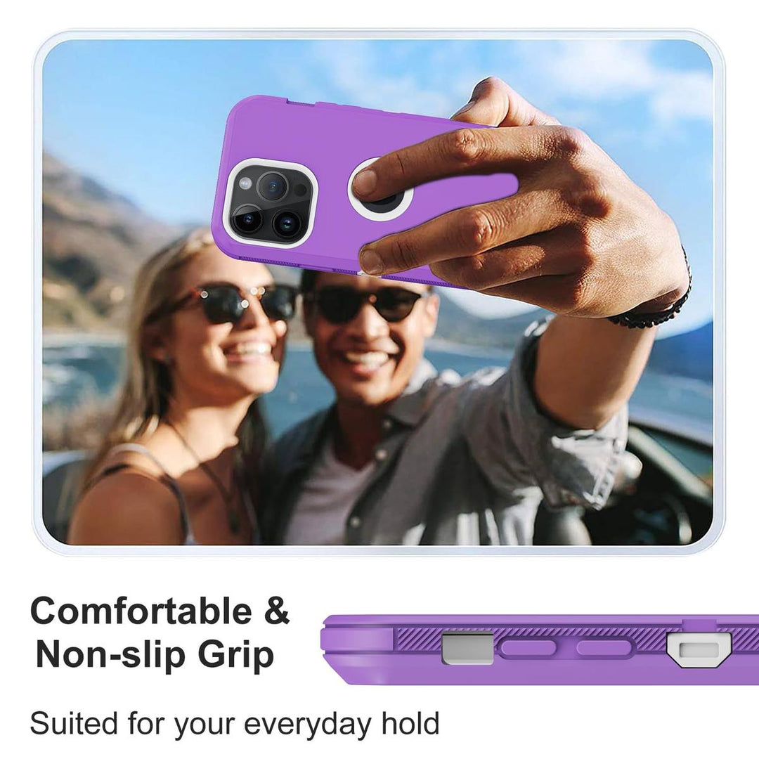 MaxArmor Pro Case for iPhone 15 - Black/Orange - DOKUTRONIX