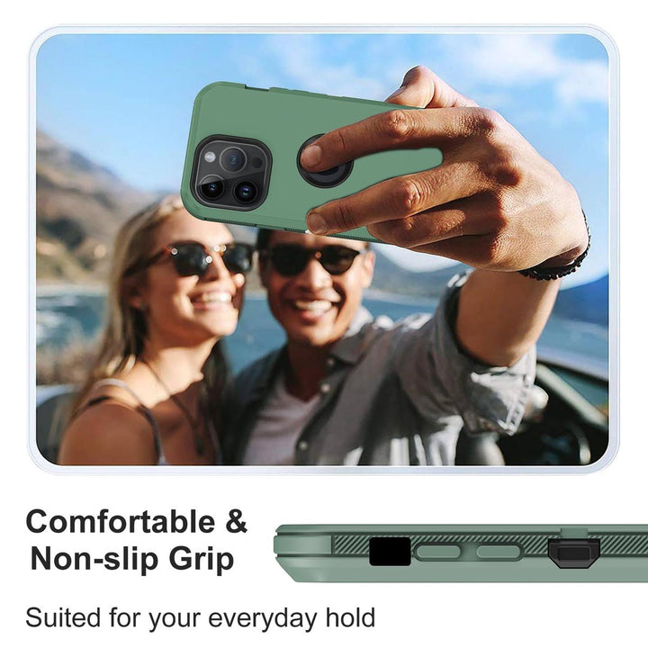 MaxArmor Pro Case for iPhone 15 - Black/Orange - DOKUTRONIX