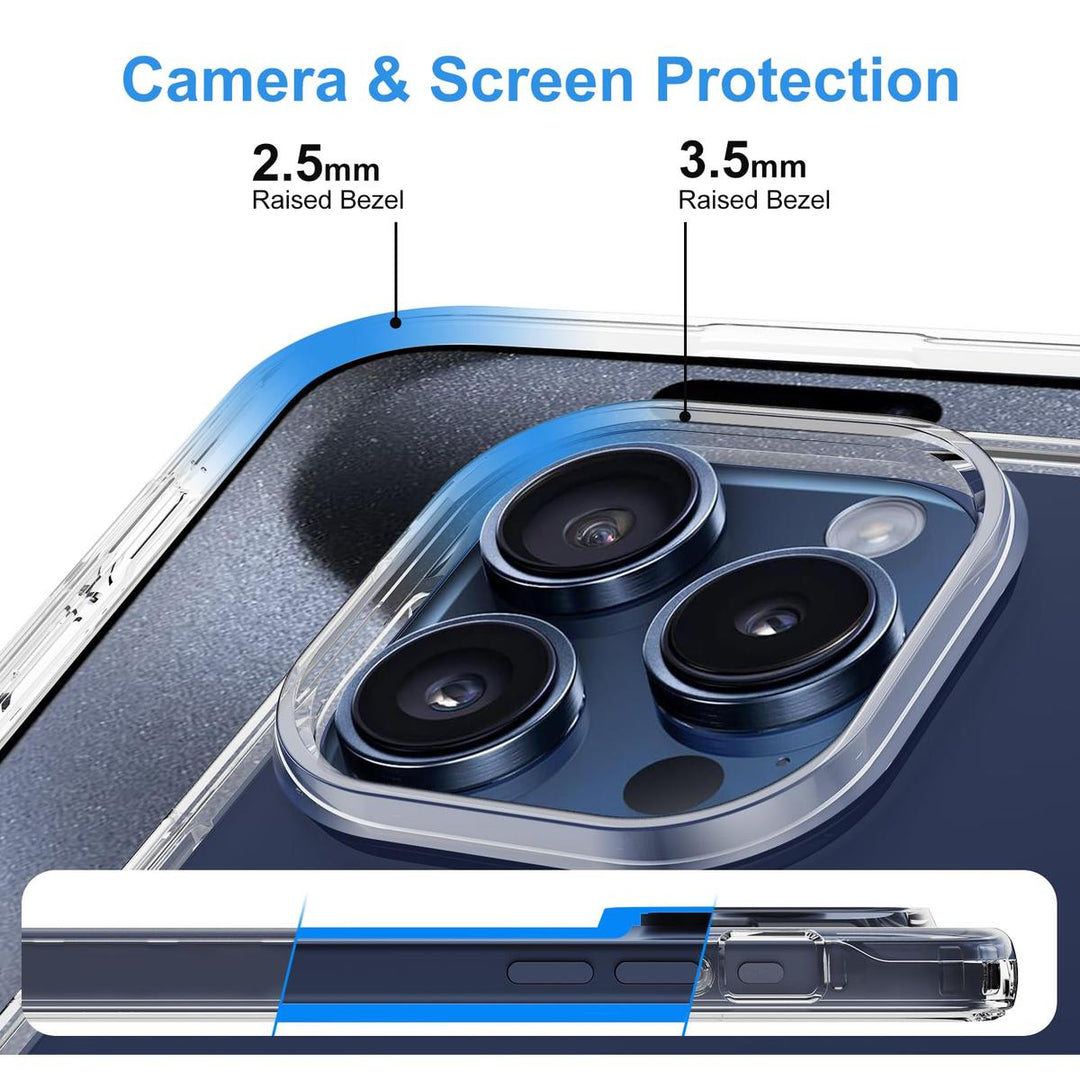 MaxArmor Pro Case for iPhone 15 - Black/Orange - DOKUTRONIX