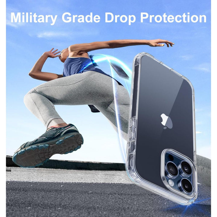 MaxArmor Pro Case for iPhone 15 - Black/Orange - DOKUTRONIX