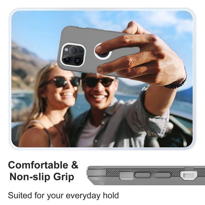 MaxArmor Pro Case for iPhone 15 - Black/Orange - DOKUTRONIX