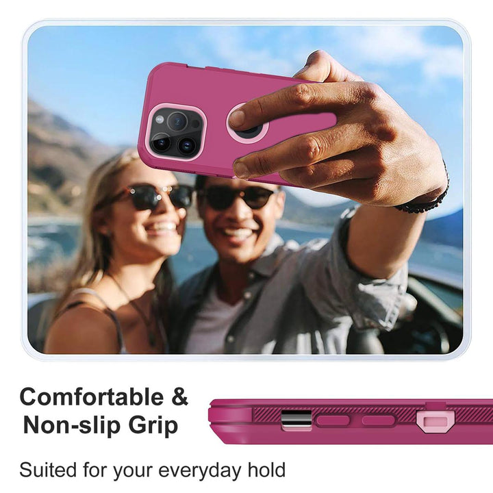 MaxArmor Pro Case for iPhone 15 - Black/Orange - DOKUTRONIX