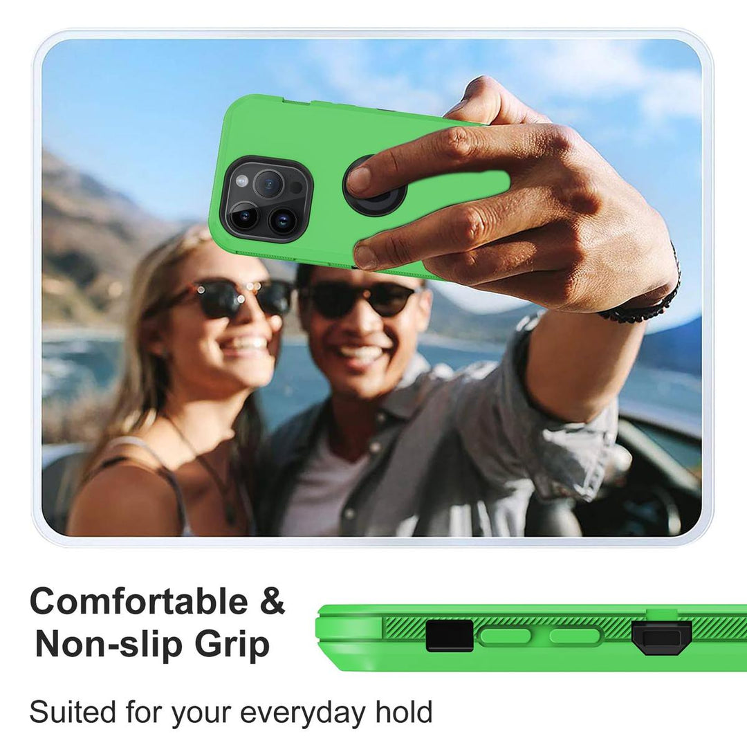 MaxArmor Pro Case for iPhone 15 - Black/Orange - DOKUTRONIX