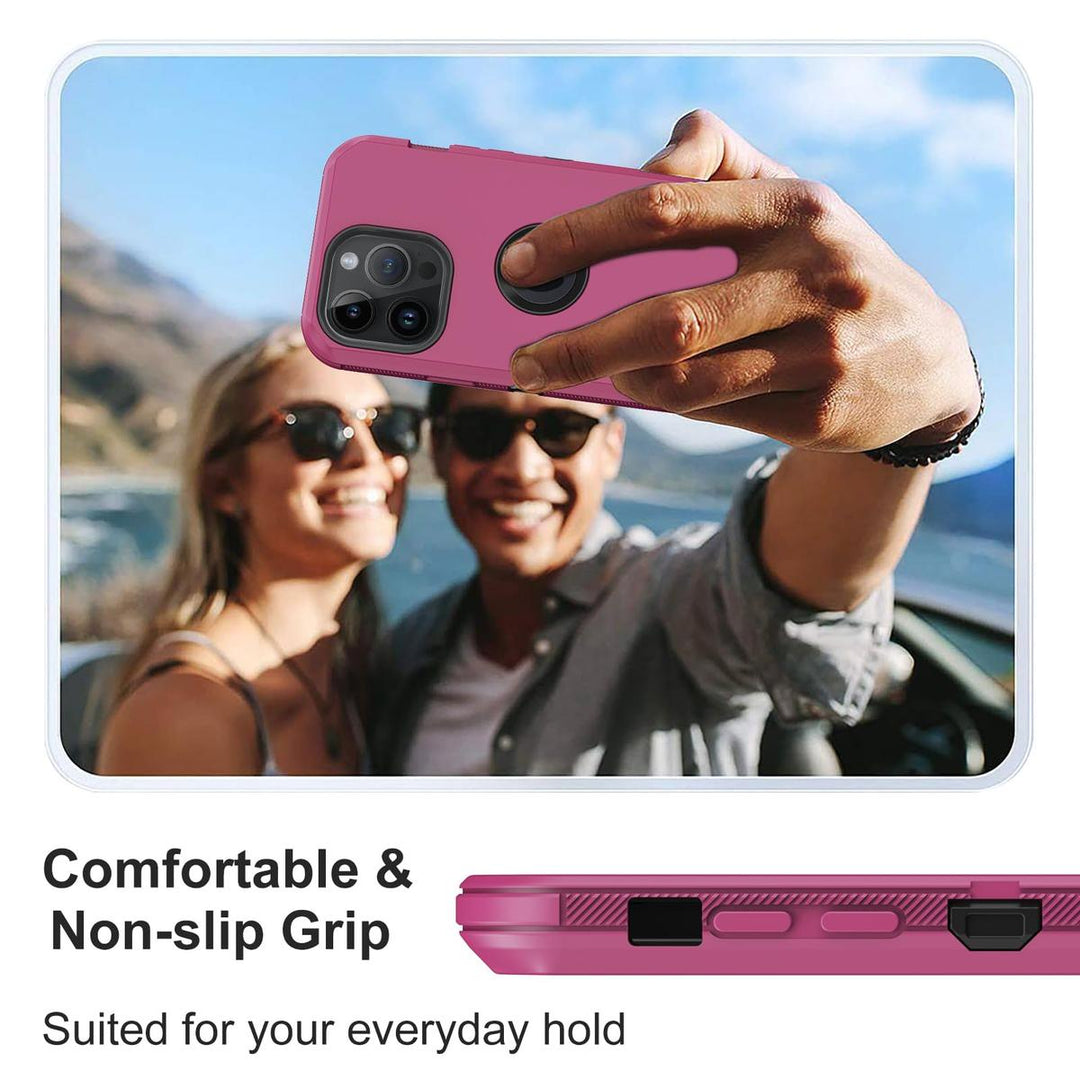 MaxArmor Pro Case for iPhone 15 - Black/Orange - DOKUTRONIX