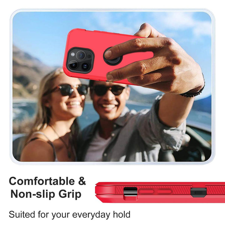 MaxArmor Pro Case for iPhone 15 - Black/Orange - DOKUTRONIX