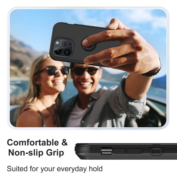 MaxArmor Pro Case for iPhone 15 - Black/Orange - DOKUTRONIX