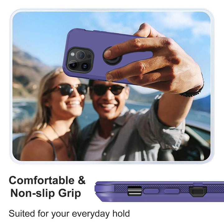 MaxArmor Pro Case for iPhone 15 - Black/Orange - DOKUTRONIX