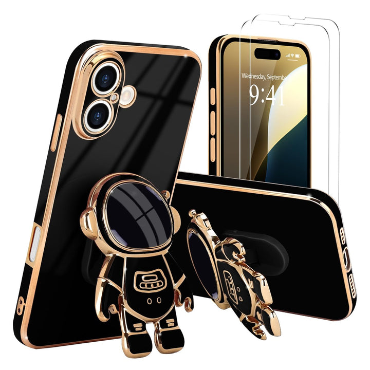 Astronaut Kickstand Case for iPhone 16 Pro - Green - DOKUTRONIX