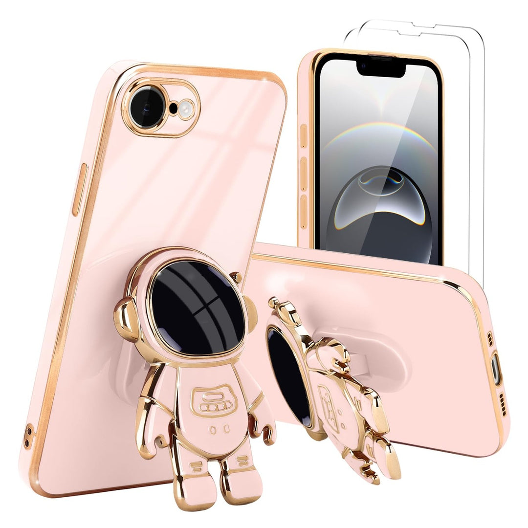 Astronaut Kickstand Case for iPhone 16 Pro - Green - DOKUTRONIX