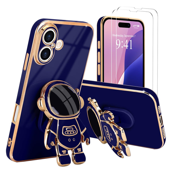 Astronaut Kickstand Case for iPhone 16 Pro - Green - DOKUTRONIX