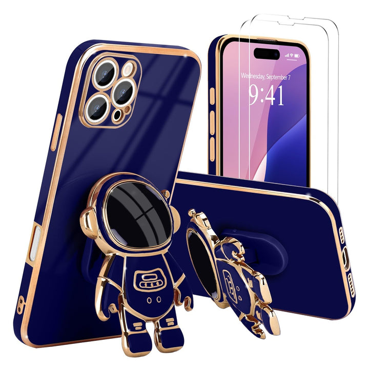 Astronaut Kickstand Case for iPhone 16 Pro - Green - DOKUTRONIX