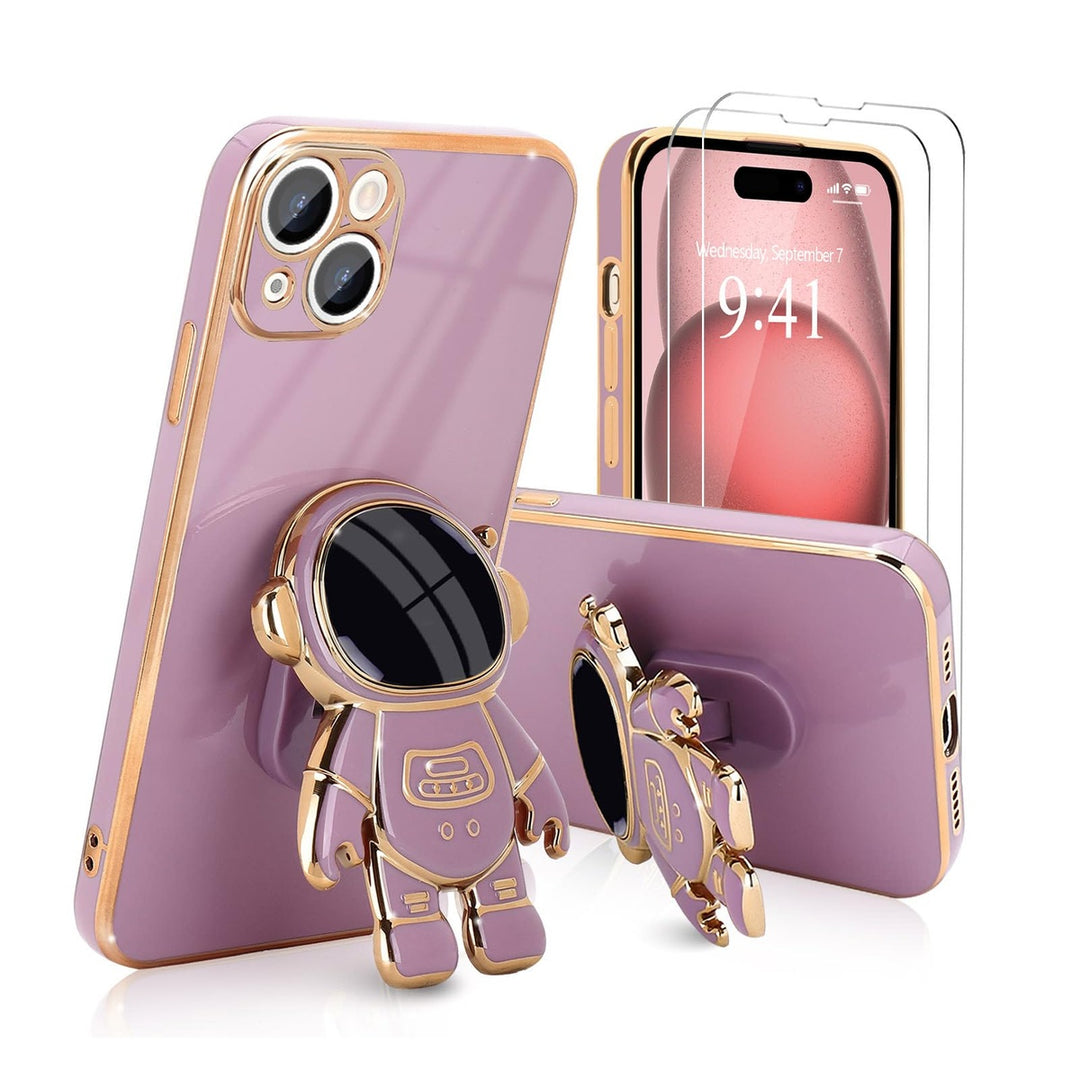 Astronaut Kickstand Case for iPhone 16 Pro - Green - DOKUTRONIX