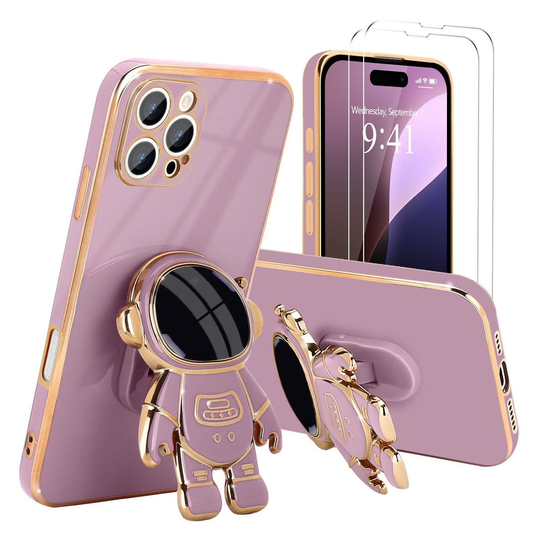 Astronaut Kickstand Case for iPhone 16 Pro - Green - DOKUTRONIX