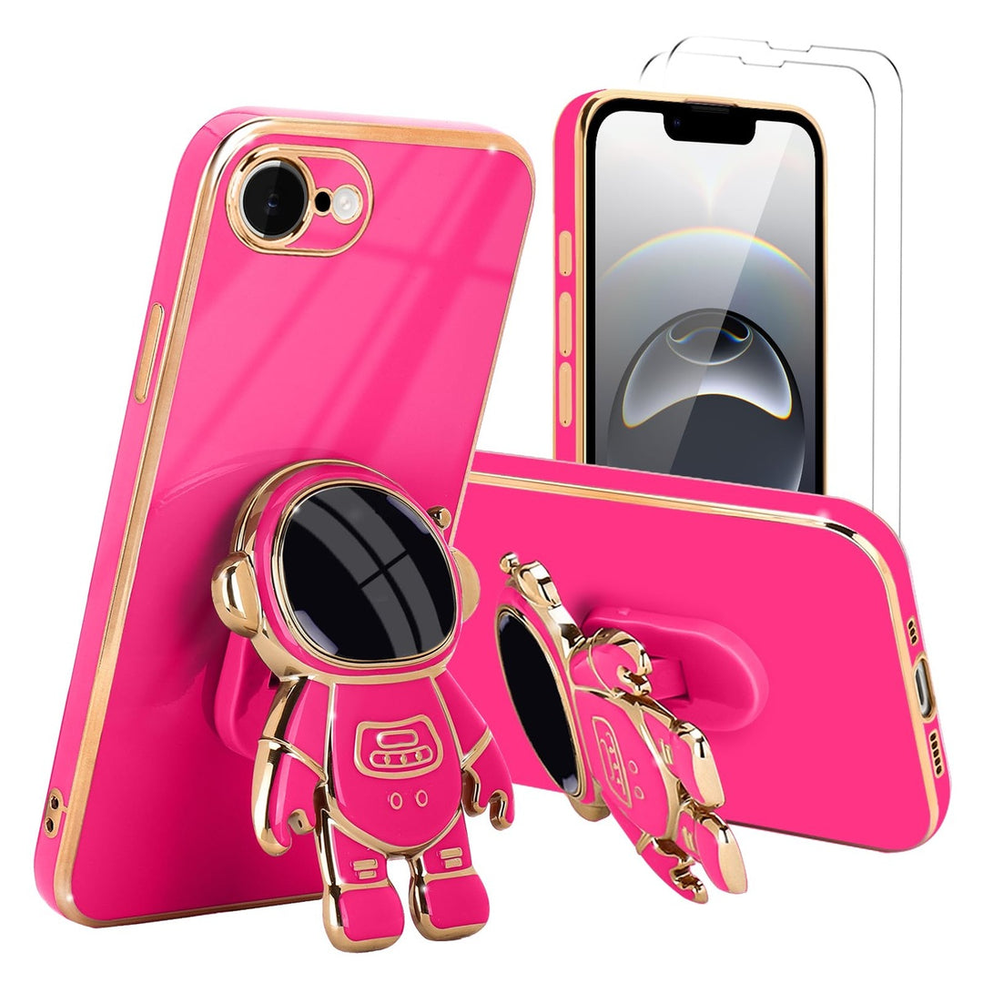 Astronaut Kickstand Case for iPhone 16 Pro - Green - DOKUTRONIX