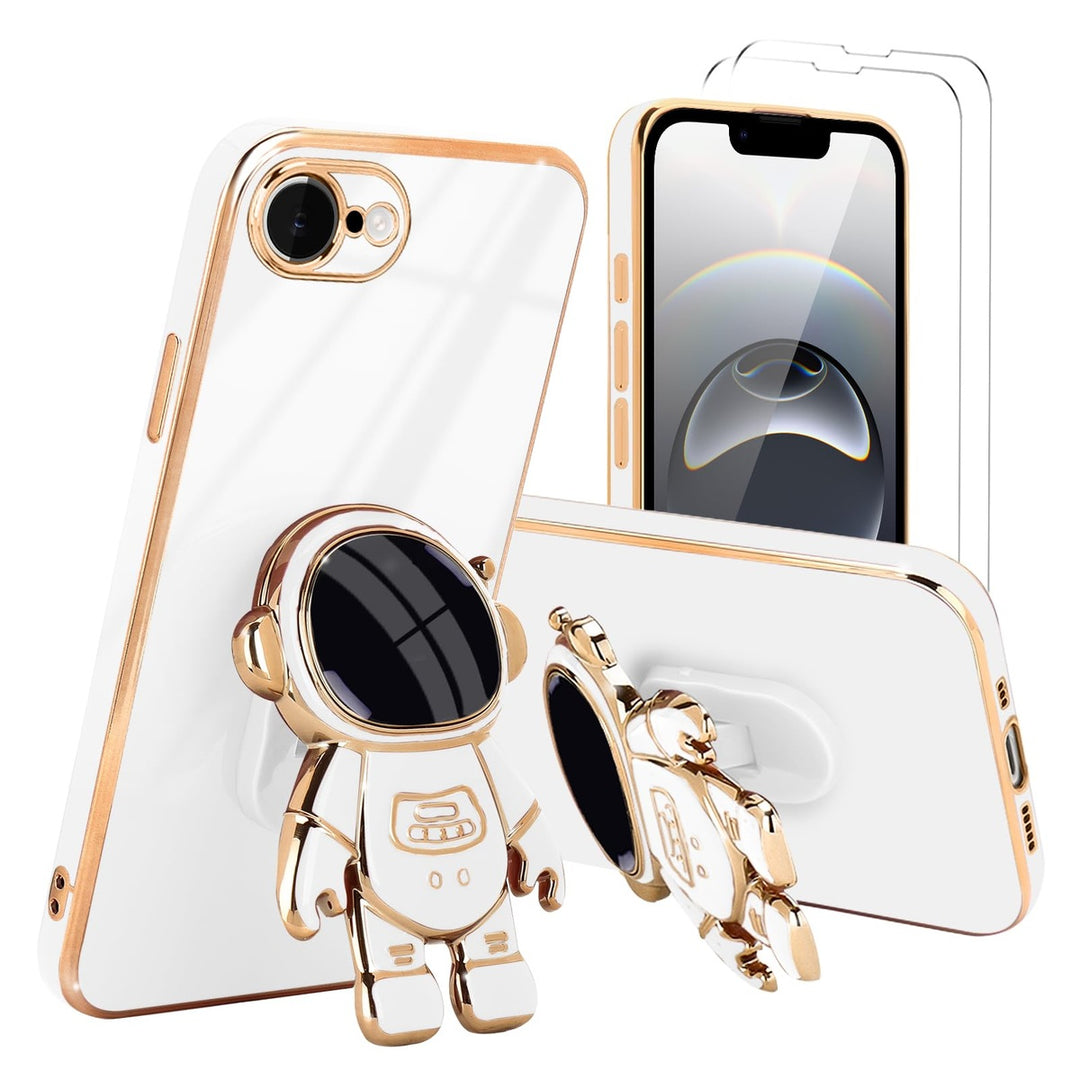 Astronaut Kickstand Case for iPhone 16 Pro - Green - DOKUTRONIX