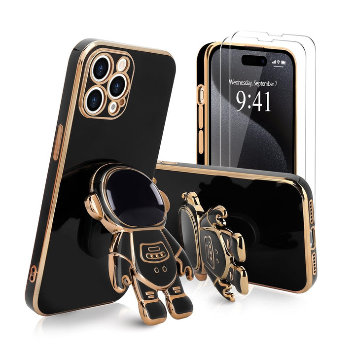 Astronaut Kickstand Case for iPhone 16 Pro - Green - DOKUTRONIX