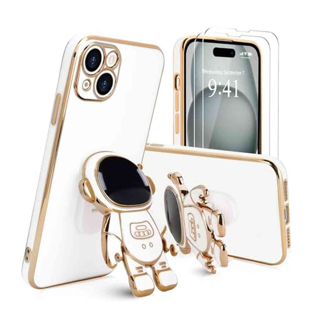 Astronaut Kickstand Case for iPhone 16 Pro - Green - DOKUTRONIX