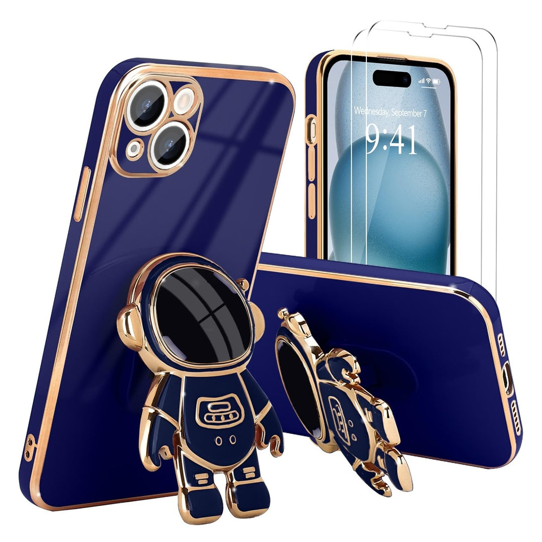 Astronaut Kickstand Case for iPhone 16 Pro - Green - DOKUTRONIX