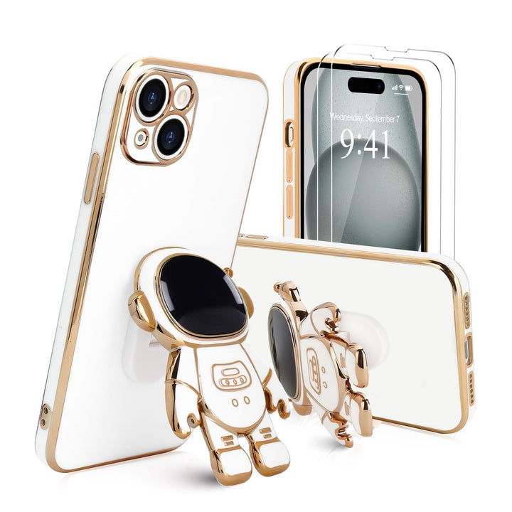 Astronaut Kickstand Case for iPhone 16 Pro - Green - DOKUTRONIX