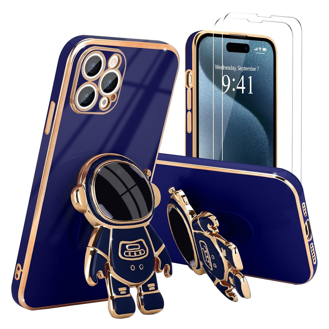 Astronaut Kickstand Case for iPhone 16 Pro - Green - DOKUTRONIX