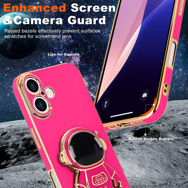 Astronaut Kickstand Case for iPhone 16 Pro - Green - DOKUTRONIX
