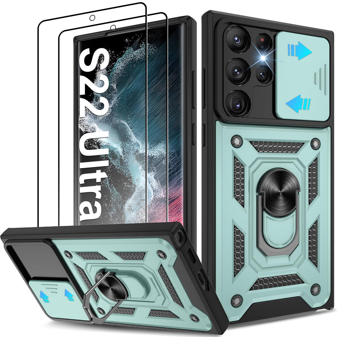 Galaxy S21 Defender Case with 360° Kickstand & Cover - DOKUTRONIX