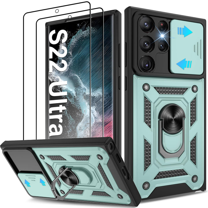 Galaxy S21 Defender Case with 360° Kickstand & Cover - DOKUTRONIX