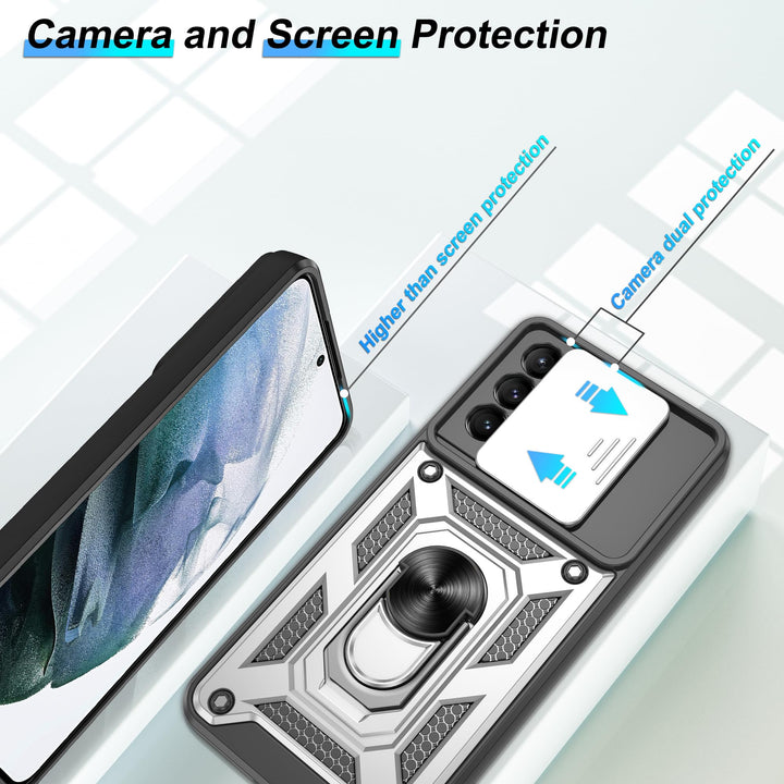 Galaxy S21 Defender Case with 360° Kickstand & Cover - DOKUTRONIX
