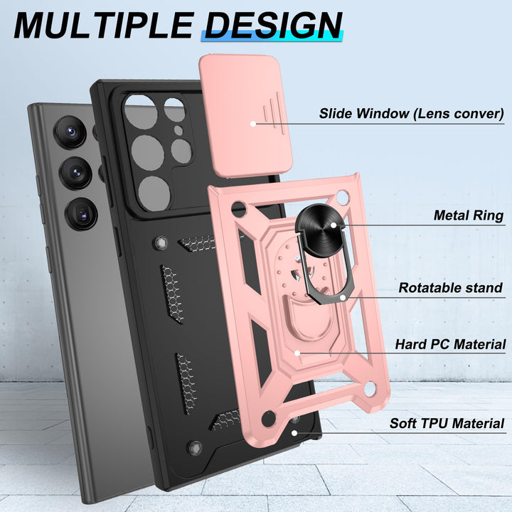 Galaxy S21 Defender Case with 360° Kickstand & Cover - DOKUTRONIX