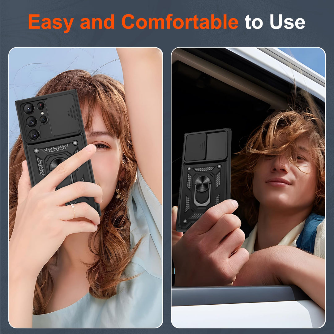 Galaxy S21 Defender Case with 360° Kickstand & Cover - DOKUTRONIX