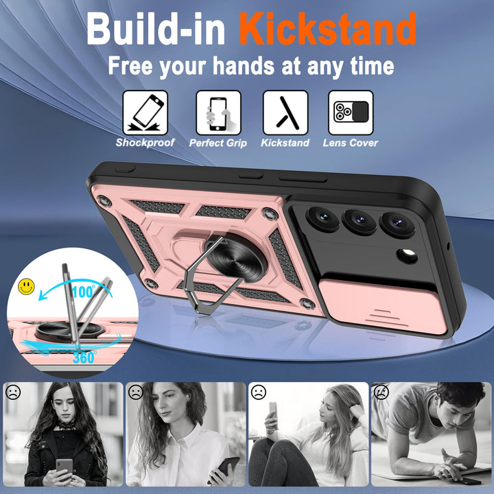 Galaxy S21 Defender Case with 360° Kickstand & Cover - DOKUTRONIX