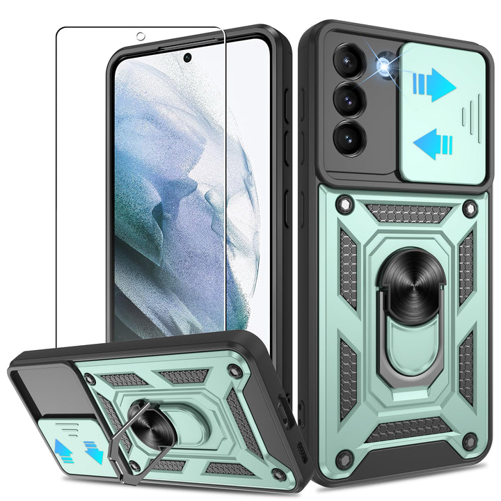 Galaxy S21 Defender Case with 360° Kickstand & Cover - DOKUTRONIX