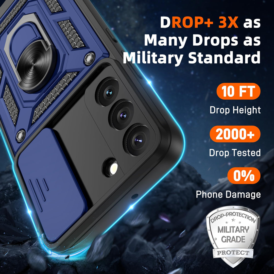 Galaxy S21 Defender Case with 360° Kickstand & Cover - DOKUTRONIX