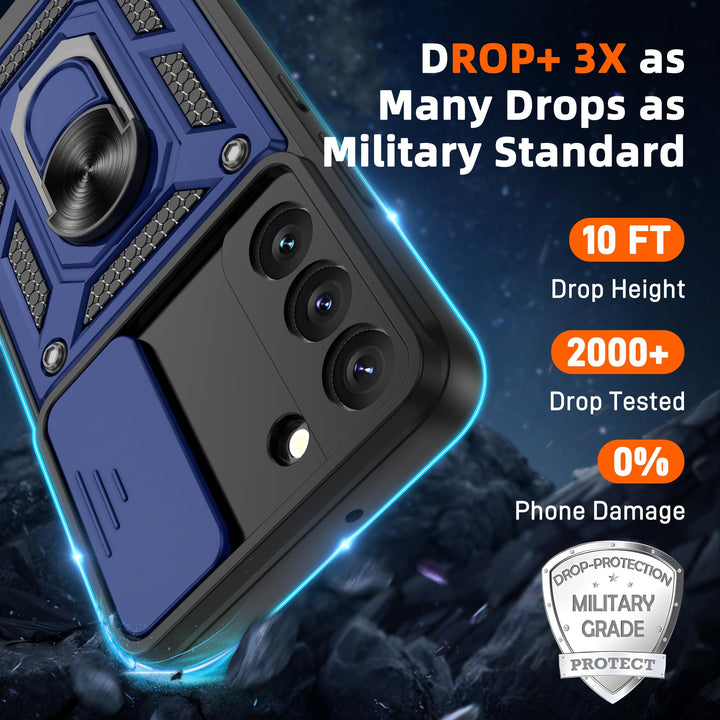 Galaxy S21 Defender Case with 360° Kickstand & Cover - DOKUTRONIX